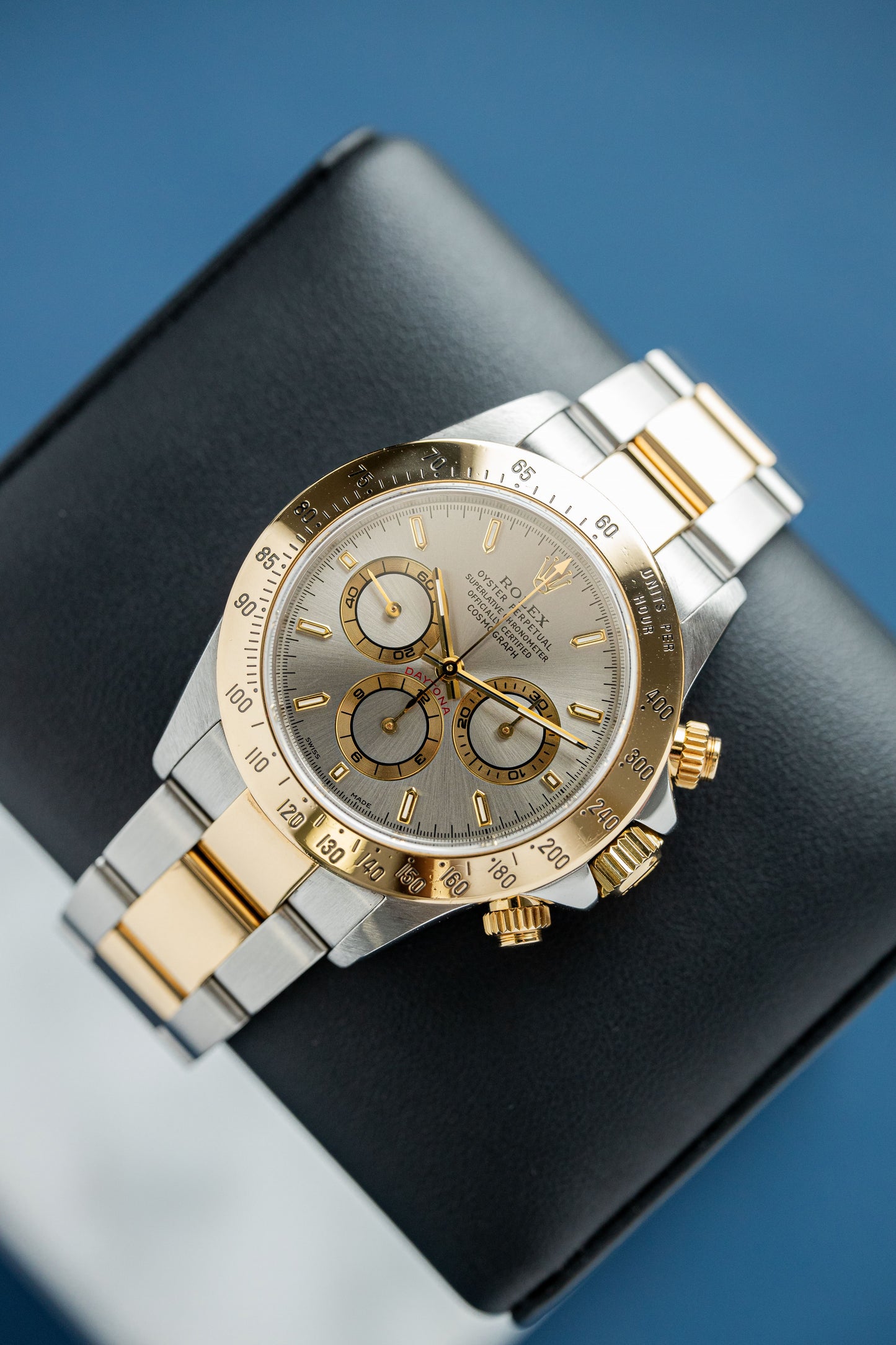 ROLEX DAYTONA STEEL/GOLD 'SILVER DIAL' REF: 16523