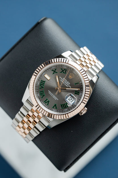 ROLEX DATEJUST 41 WIMBLEDON REF: 126331