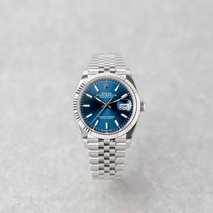 ROLEX DATEJUST 36 BLUE REF: 126234