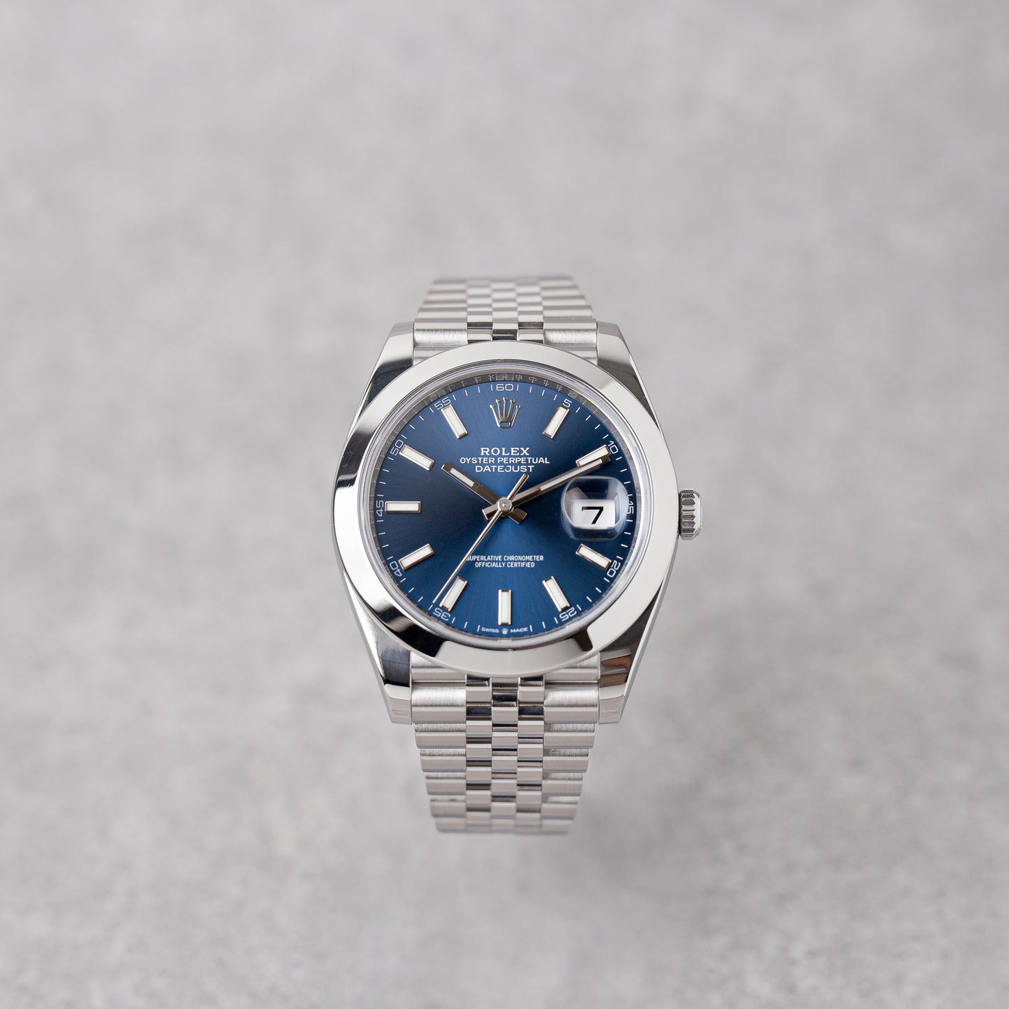 ROLEX DATEJUST 41 DIAL AZUL REF: 126300