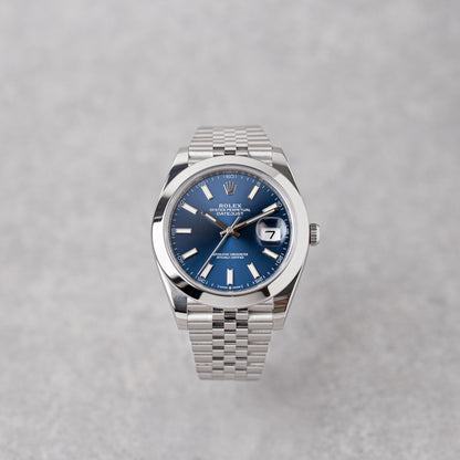 ROLEX DATEJUST 41 DIAL AZUL REF: 126300