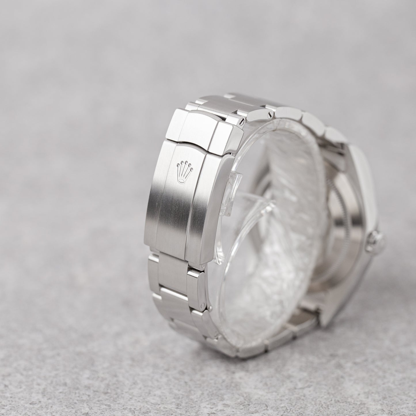 ROLEX OYSTER PERPETUAL 39 RHODIUM REF: 114300