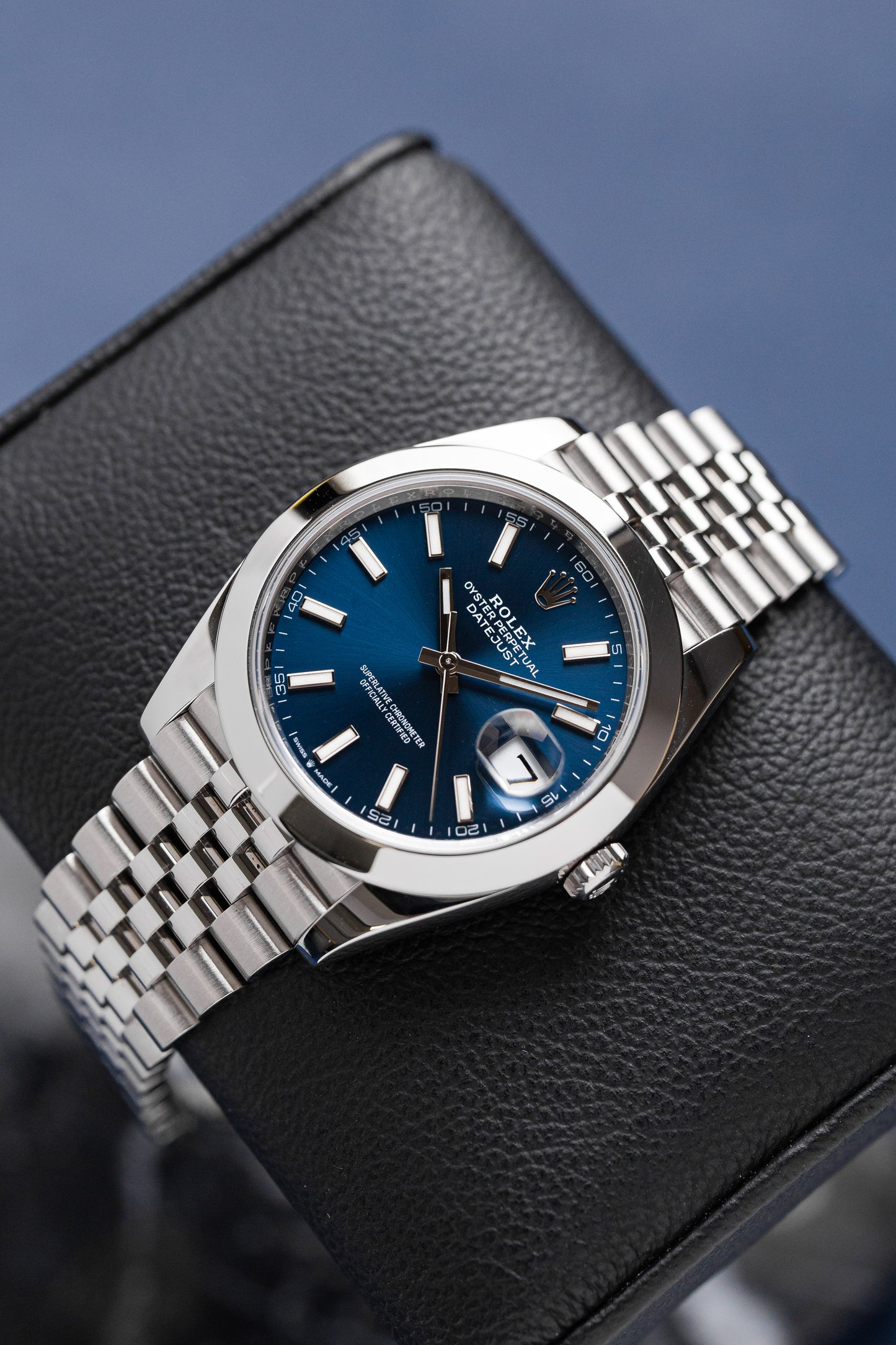 ROLEX DATEJUST 41 DIAL AZUL REF: 126300