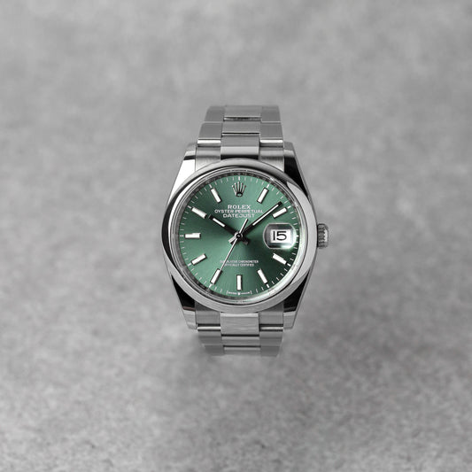 ROLEX DATEJUST 36 GREEN REF: 126200