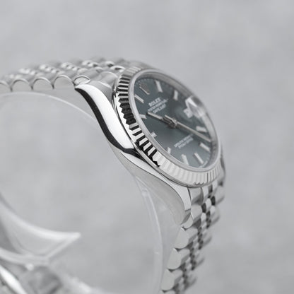 ROLEX DATEJUST 31 GREEN REF: 278274