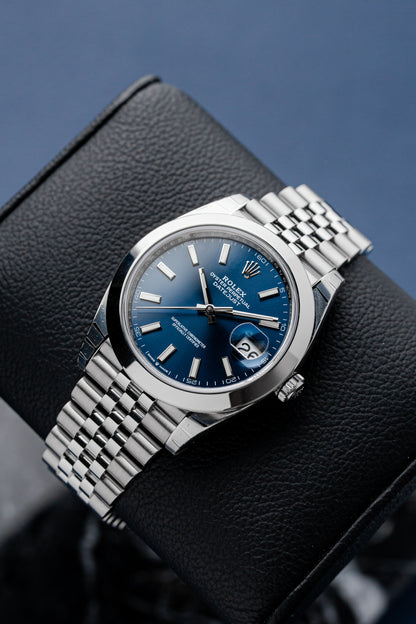 ROLEX DATEJUST 41 BLUE DIAL REF: 126300