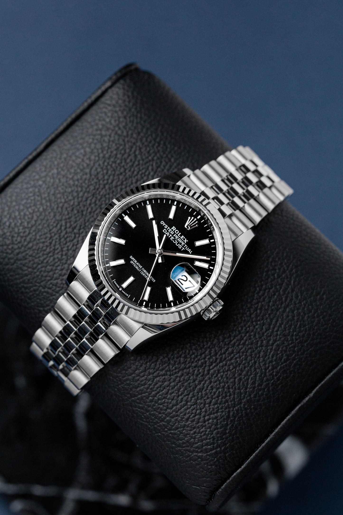 ROLEX DATEJUST 36 BLACK REF: 126234