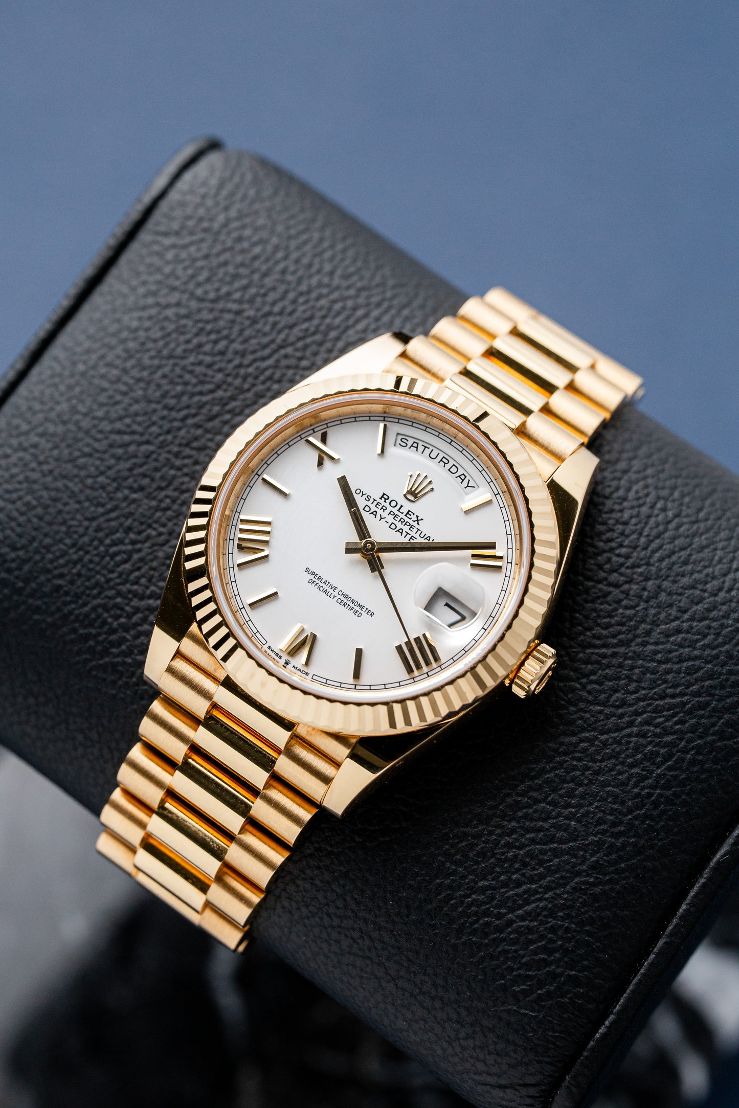 ROLEX DAY-DATE 40 PRESIDENT "WHITE DIAL" REF: 228238