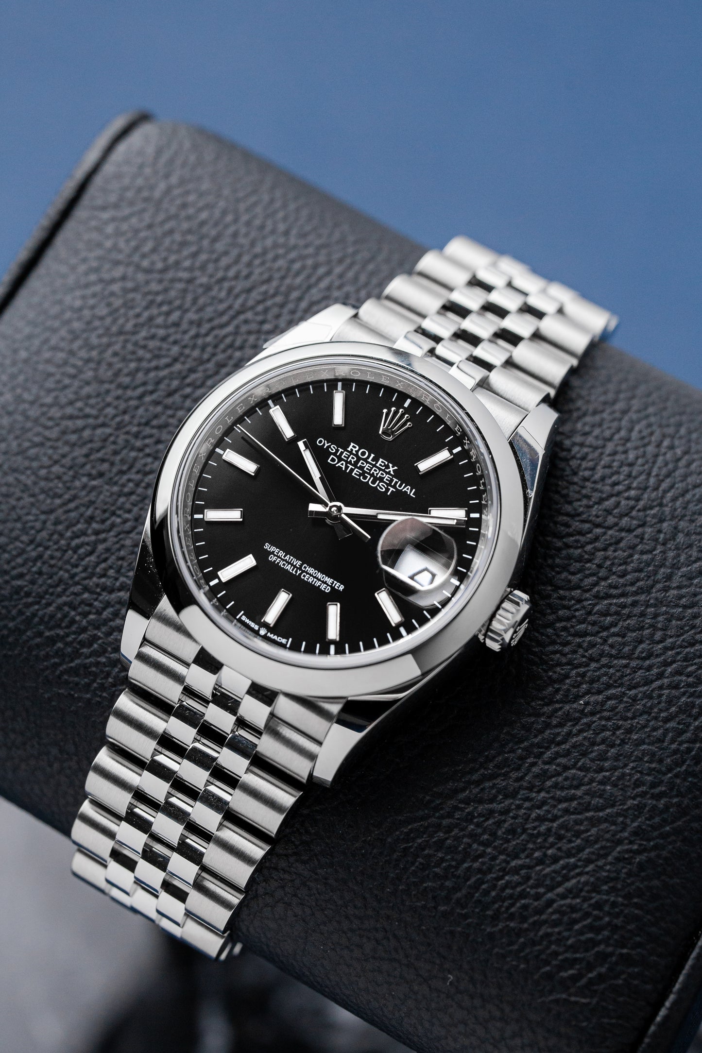 ROLEX DATEJUST 36 BLACK REF: 126200