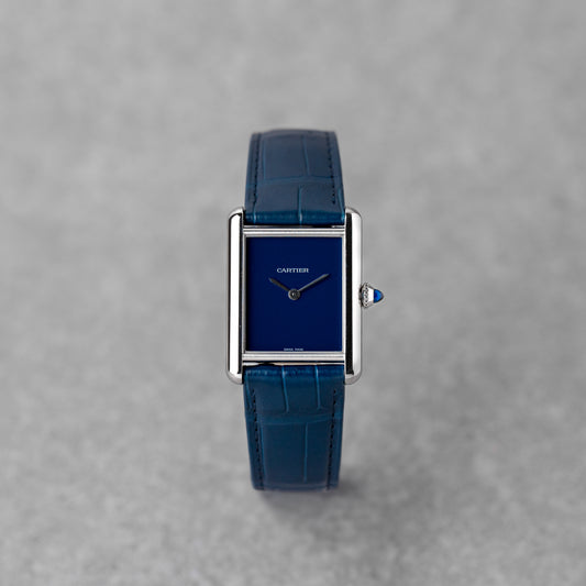 CARTIER TANK MUST BLUE REF: WSTA0055