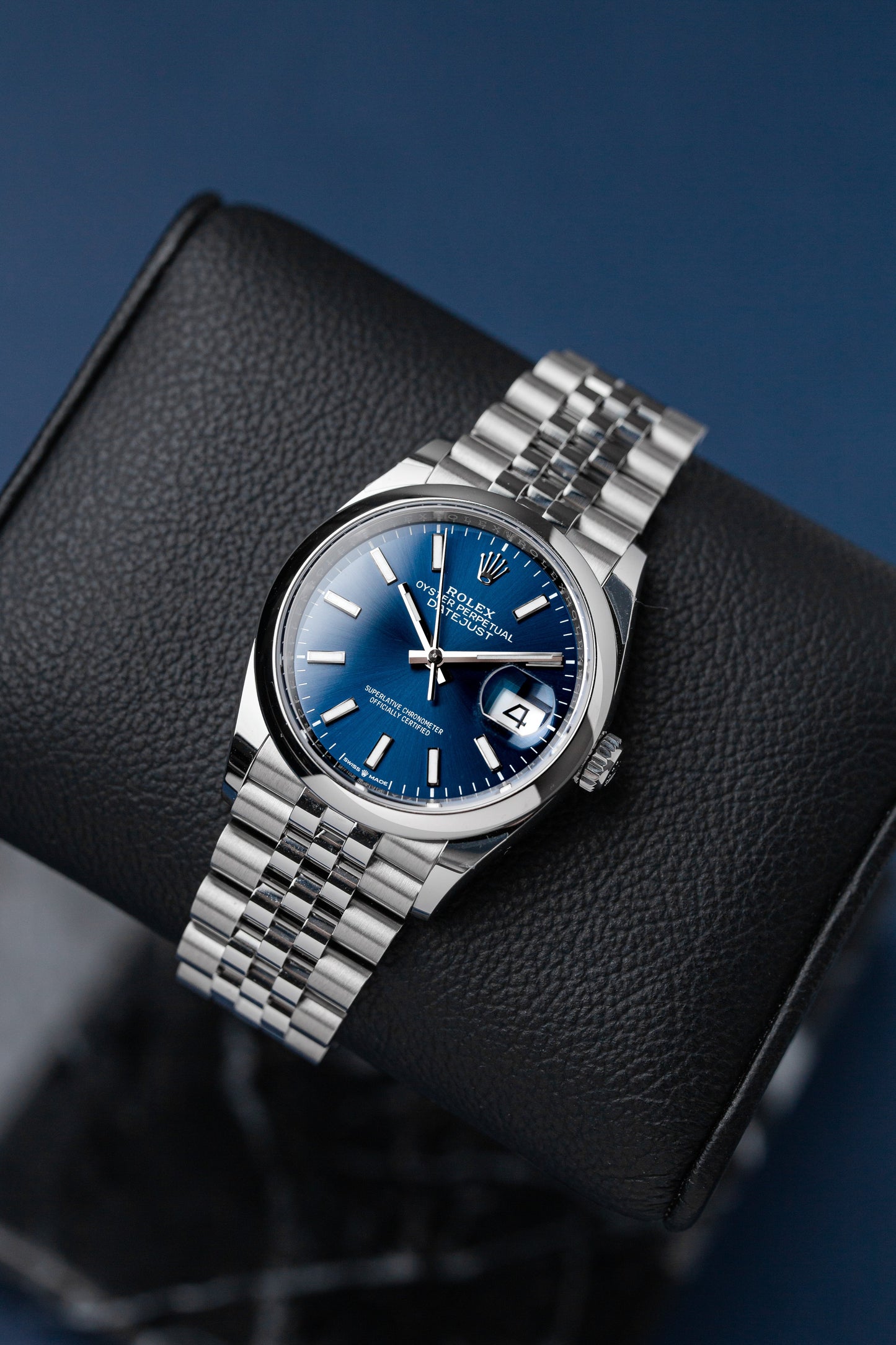 ROLEX DATEJUST 36 BLUE REF: 126200