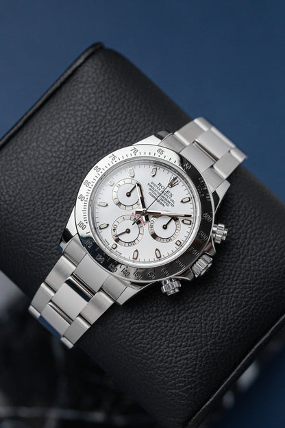 ROLEX DAYTONA 'WHITE APH DIAL" REF: 116520