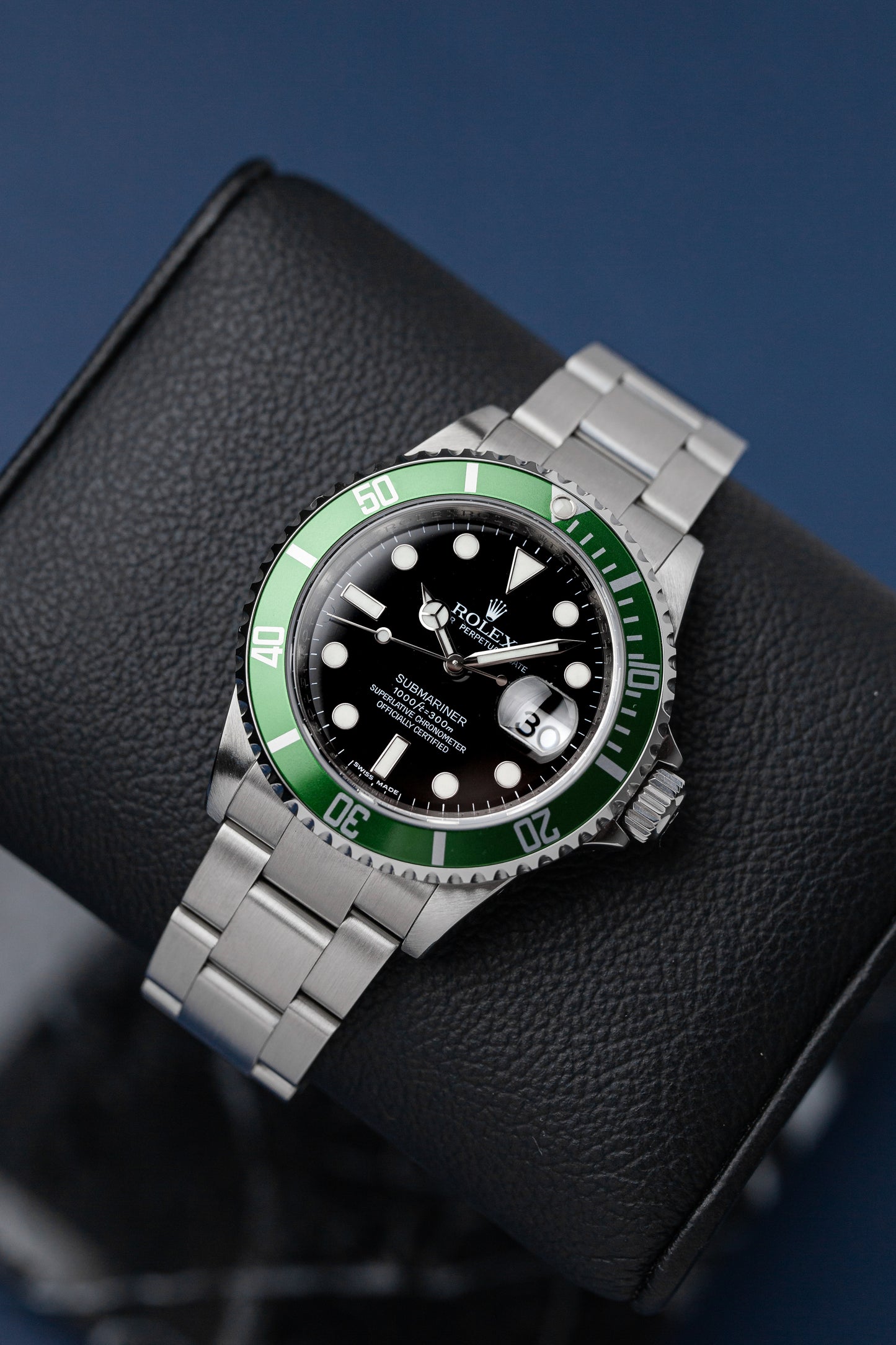 ROLEX SUBMARINER DATE "KERMIT" REF: 16610LV