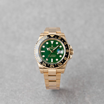 ROLEX GMT-MASTER II "GREEN MONEY" REF: 116718LN