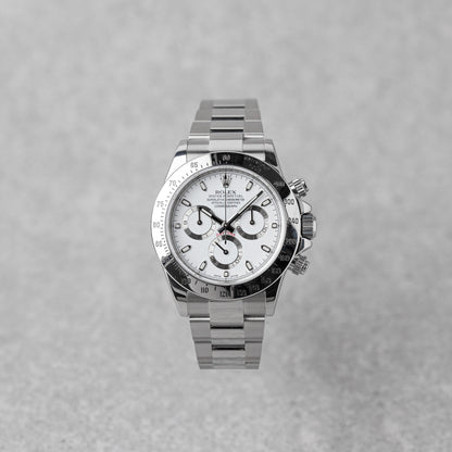 ROLEX DAYTONA 'WHITE APH DIAL" REF: 116520