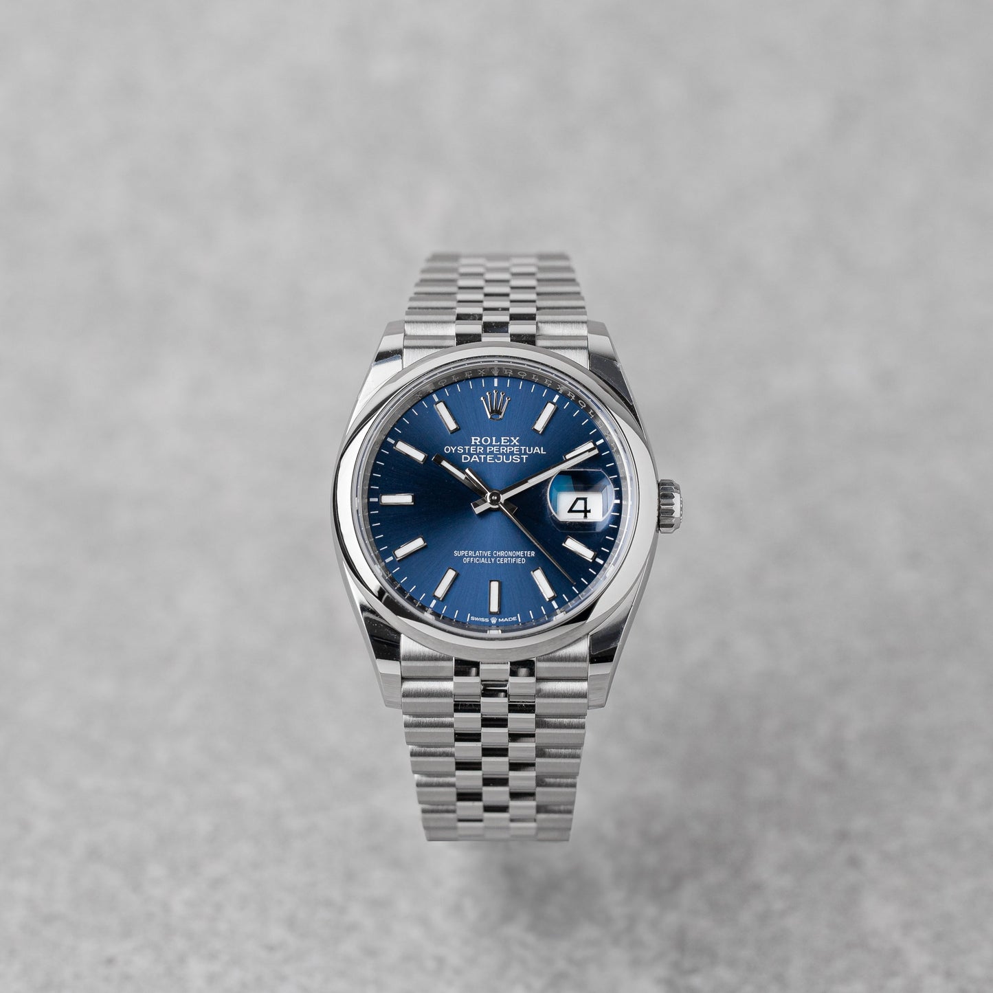 ROLEX DATEJUST 36 BLUE REF: 126200