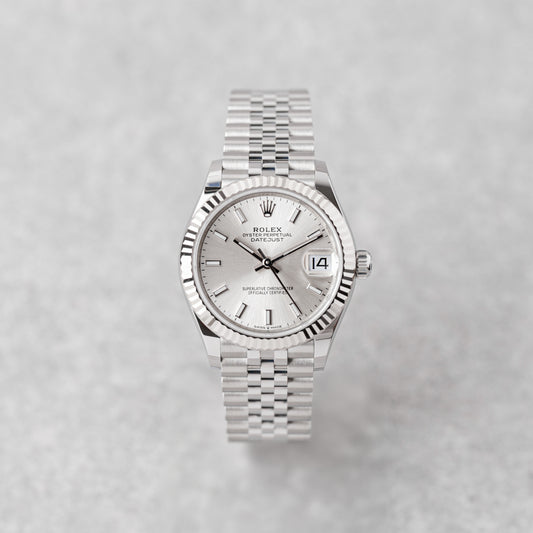 ROLEX DATEJUST 31 SILVER REF: 278274