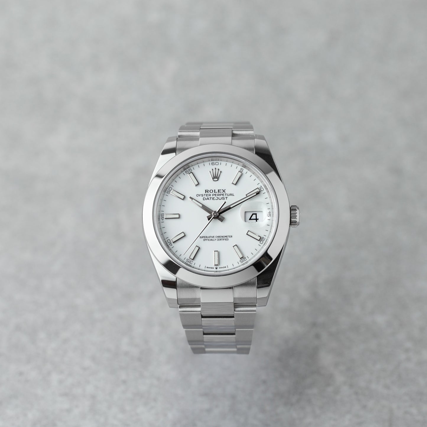 ROLEX DATEJUST 41 WHITE REF: 126300