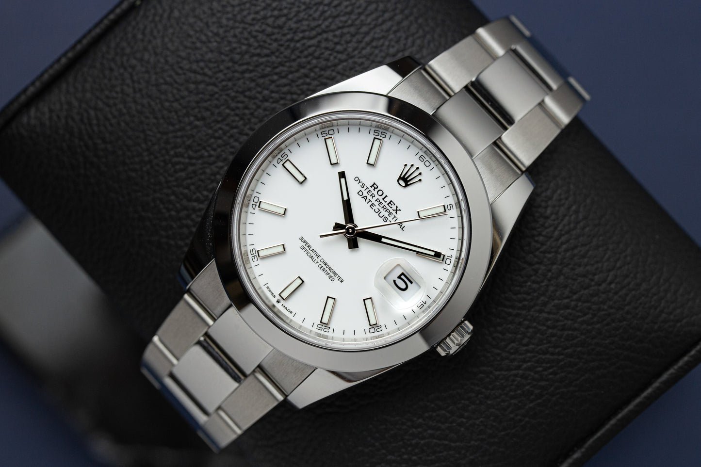 ROLEX DATEJUST 41 WHITE REF: 126300