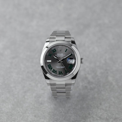 ROLEX DATEJUST 41 WIMBLEDON REF: 126300