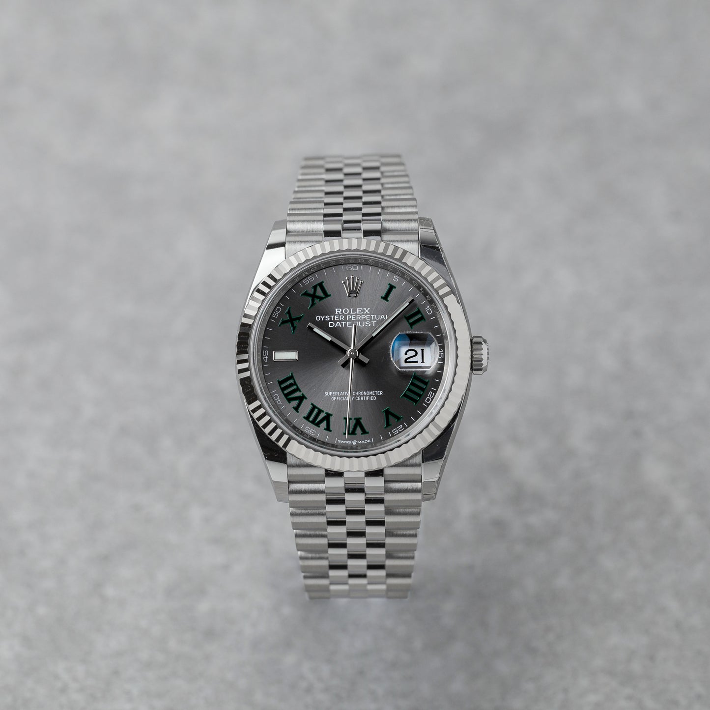 ROLEX DATEJUST 36 WIMBLEDON REF: 126234