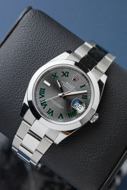 ROLEX DATEJUST 41 WIMBLEDON REF: 126300