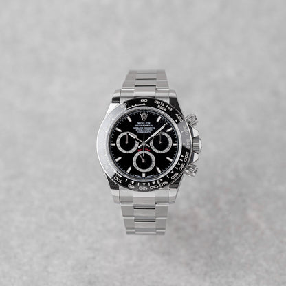 ROLEX DAYTONA "BLACK DIAL" REF: 126500LN