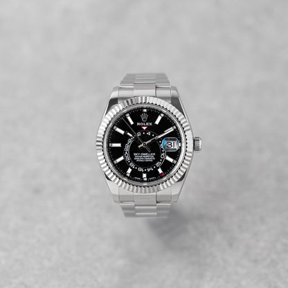 ROLEX SKY-DWELLER BLACK DIAL REF: 326934