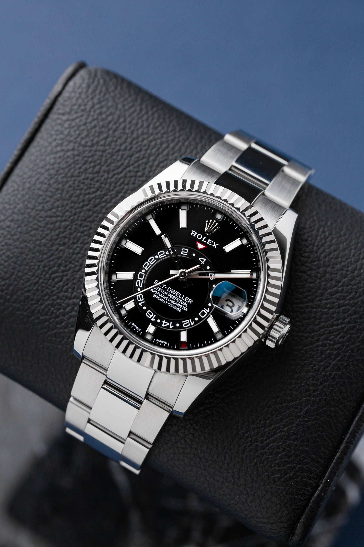 ROLEX SKY-DWELLER BLACK DIAL REF: 326934