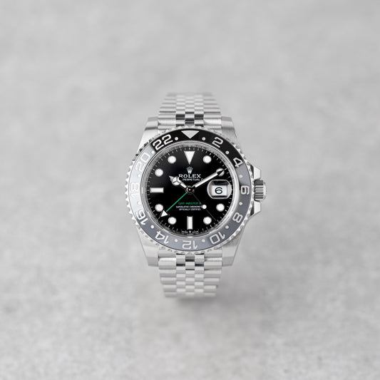 ROLEX GMT-MASTER II "BRUCE WAYNE" JUBILEE REF: 126710GRNR