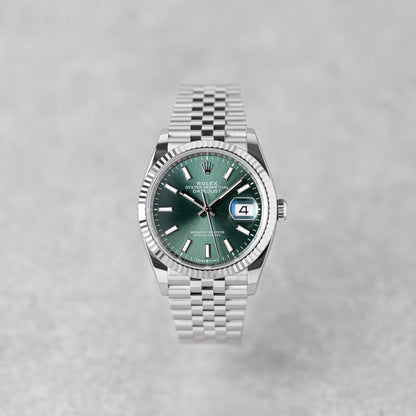 ROLEX DATEJUST 36 GREEN REF: 126234