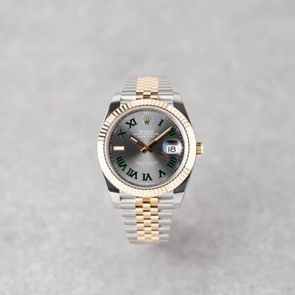 ROLEX DATEJUST 41 WIMBLEDON REF: 126333