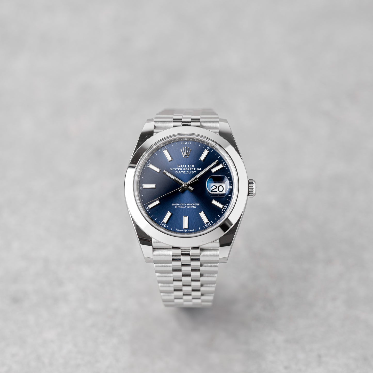 ROLEX DATEJUST 41 DIAL AZUL REF: 126300