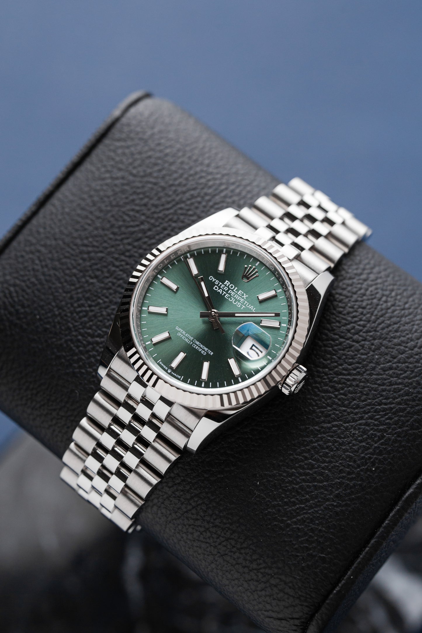 ROLEX DATEJUST 36 GREEN REF: 126234