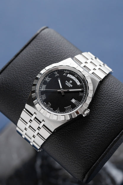 TUDOR ROYAL BLACK DIAL 41 REF: 28600