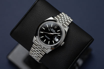 ROLEX DATEJUST 41 BLACK REF: 126300