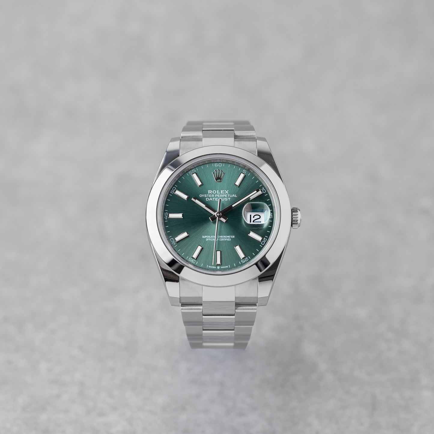 ROLEX DATEJUST 41 GREEN REF: 126300