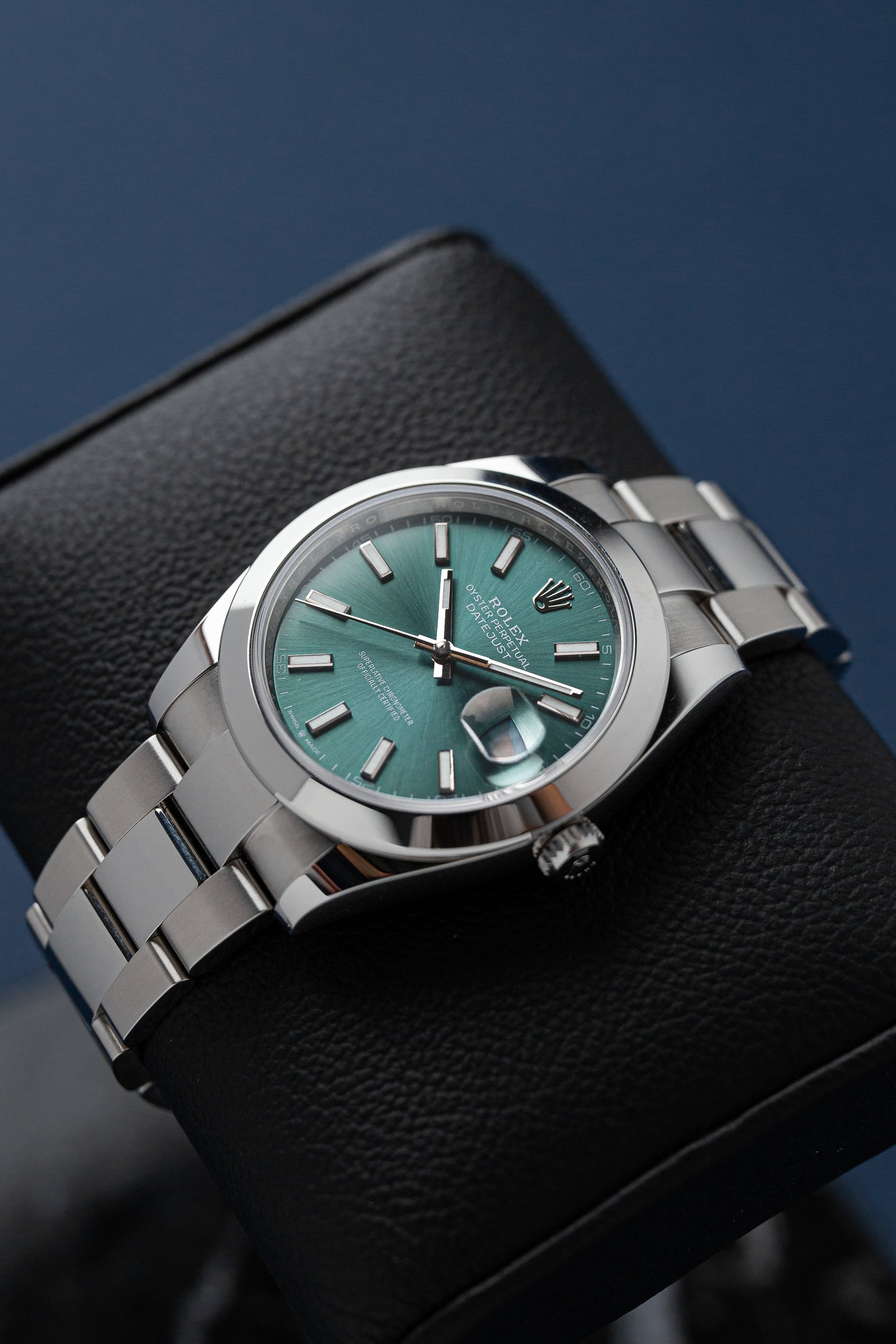 ROLEX DATEJUST 41 GREEN REF: 126300