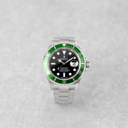 ROLEX SUBMARINER "KERMIT' REF: 16610LV (NOS)