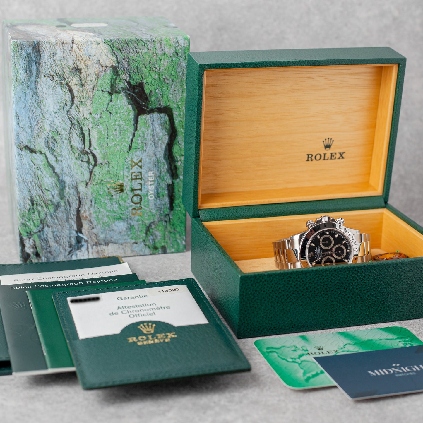 ROLEX DAYTONA "BLACK DIAL" REF: 116520 (NOS)