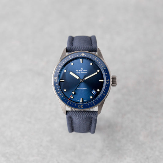 BLANCPAIN FIFTY FATHOMS BATHYSCAPHE BLUE REF: 5000-0240-O52A