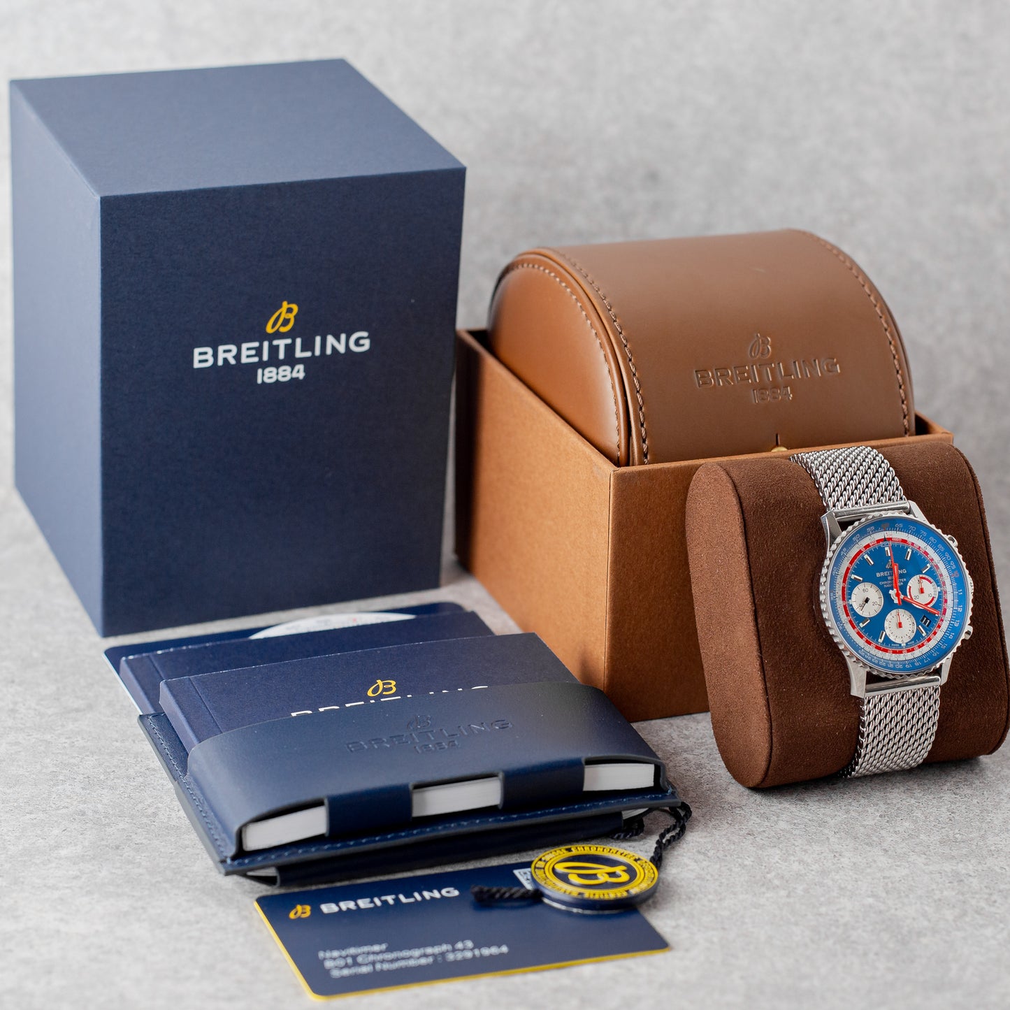 BREITLING NAVITIMER PAN AM EDITION REF: AB01212B1C1