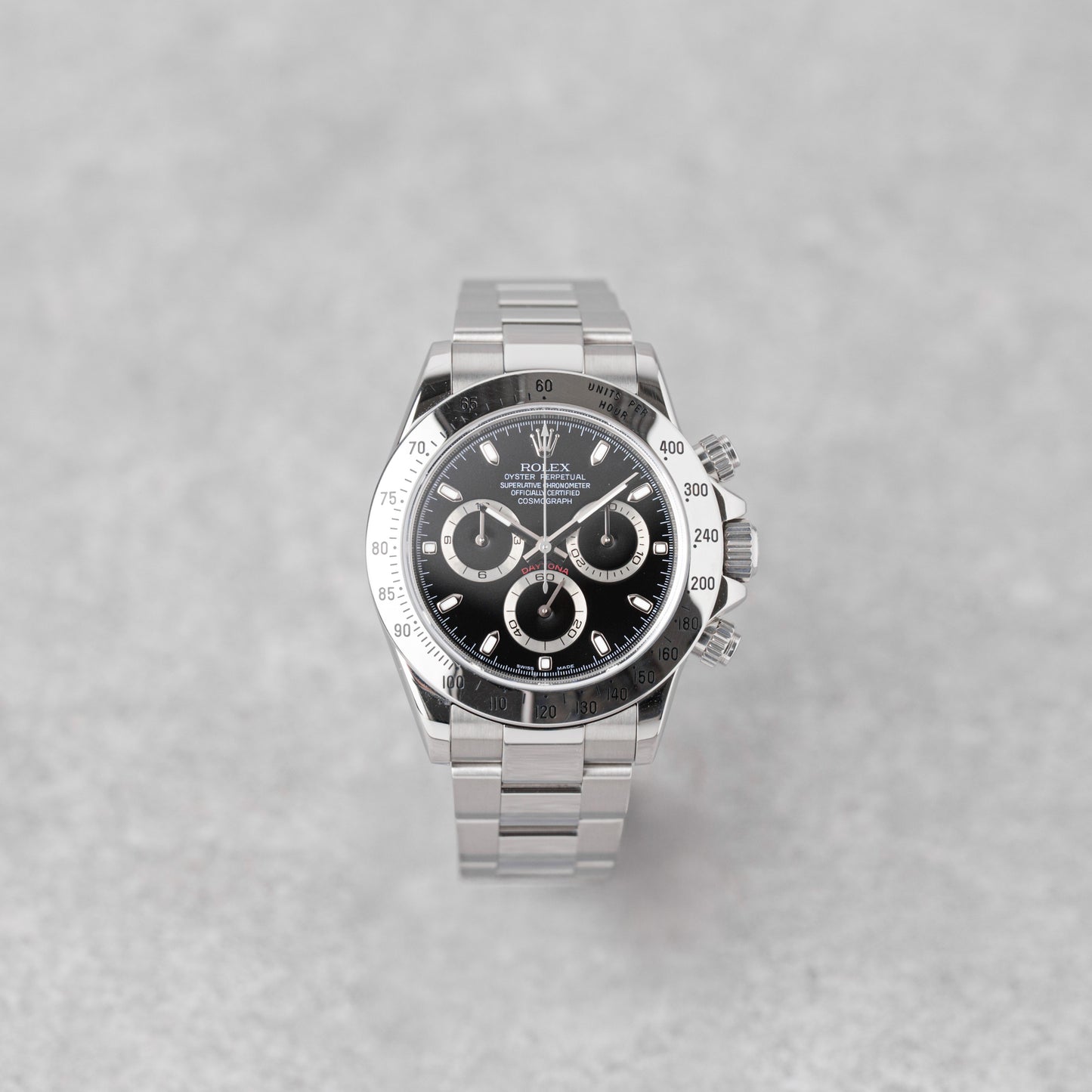 ROLEX DAYTONA "BLACK DIAL" REF: 116520 (2010)