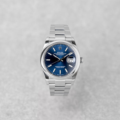 ROLEX DATEJUST 36 BLUE REF: 126200