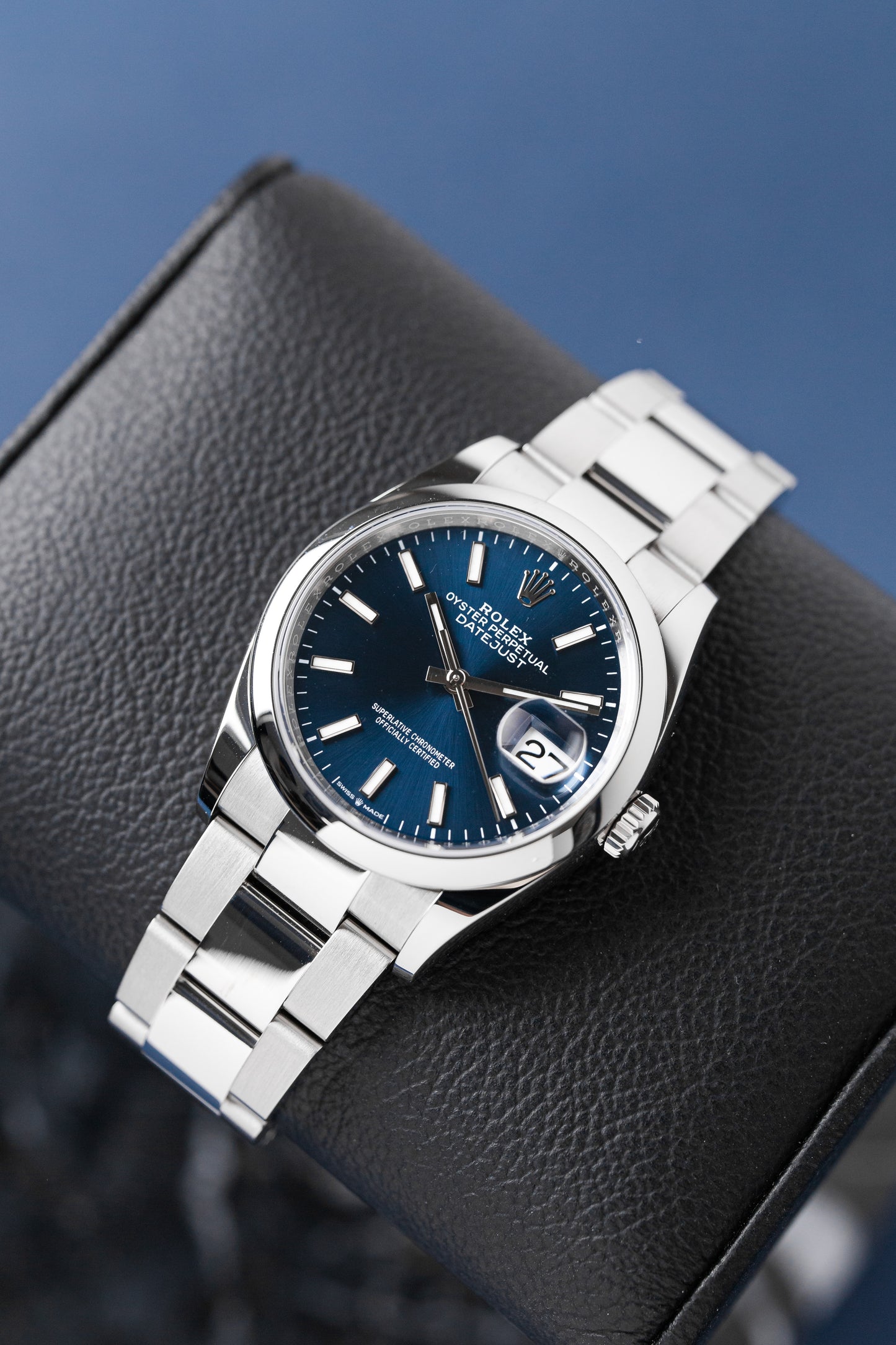 ROLEX DATEJUST 36 BLUE REF: 126200