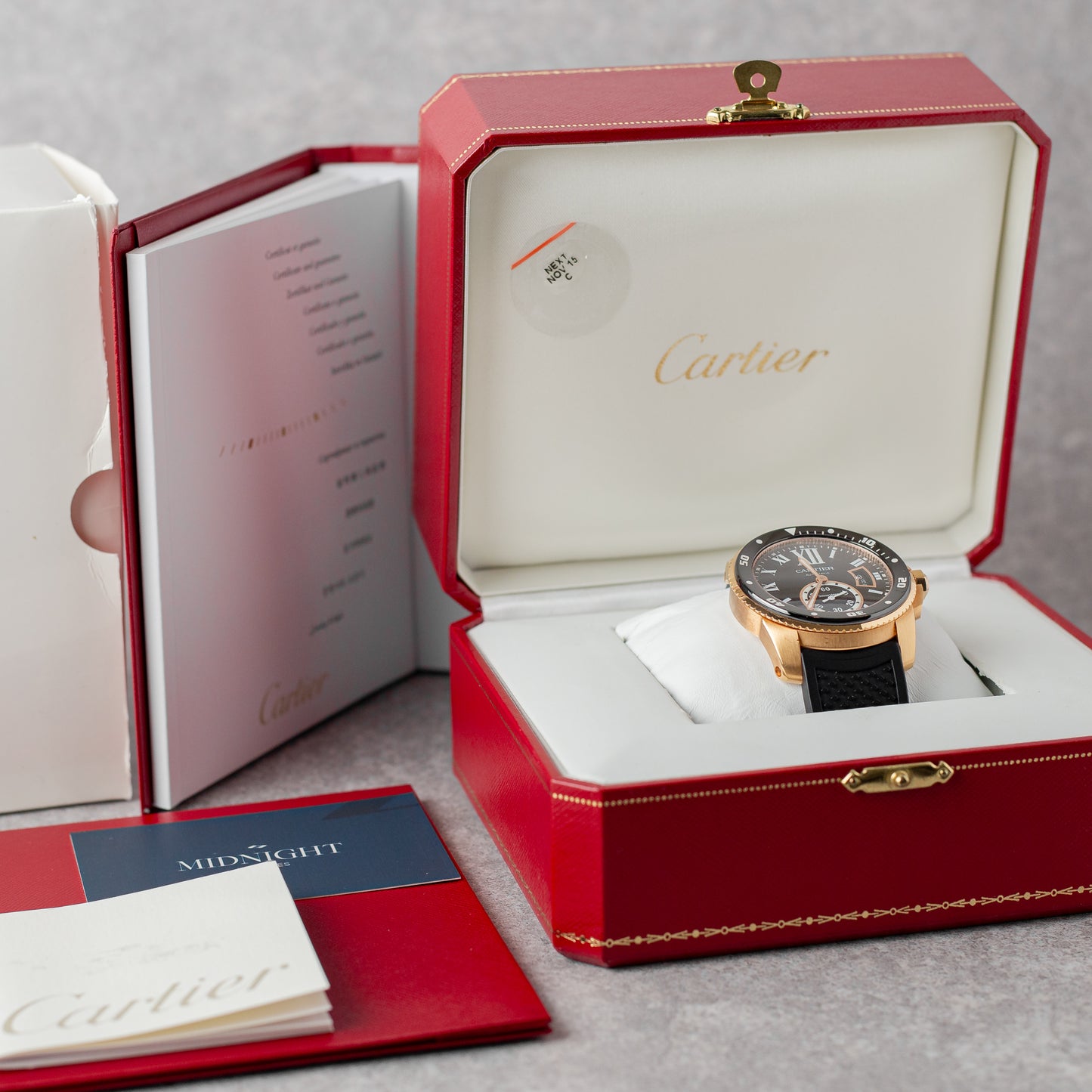 CARTIER CALIBRE DE CARTIER DIVER REF: W7100052