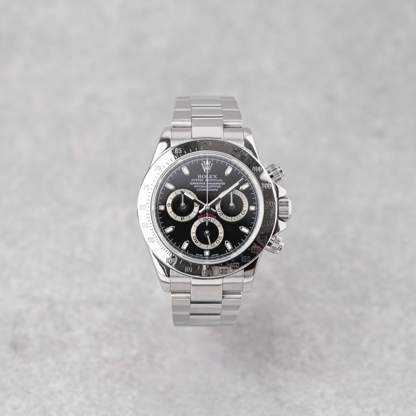 ROLEX DAYTONA "BLACK DIAL" REF: 116520 (2008)