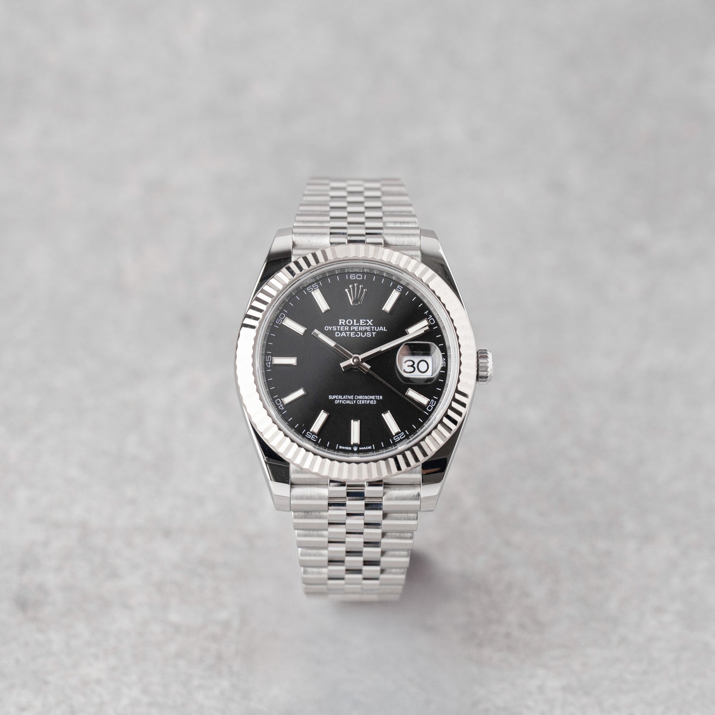 ROLEX DATEJUST 41 BLACK DIAL REF: 126334 (2021)