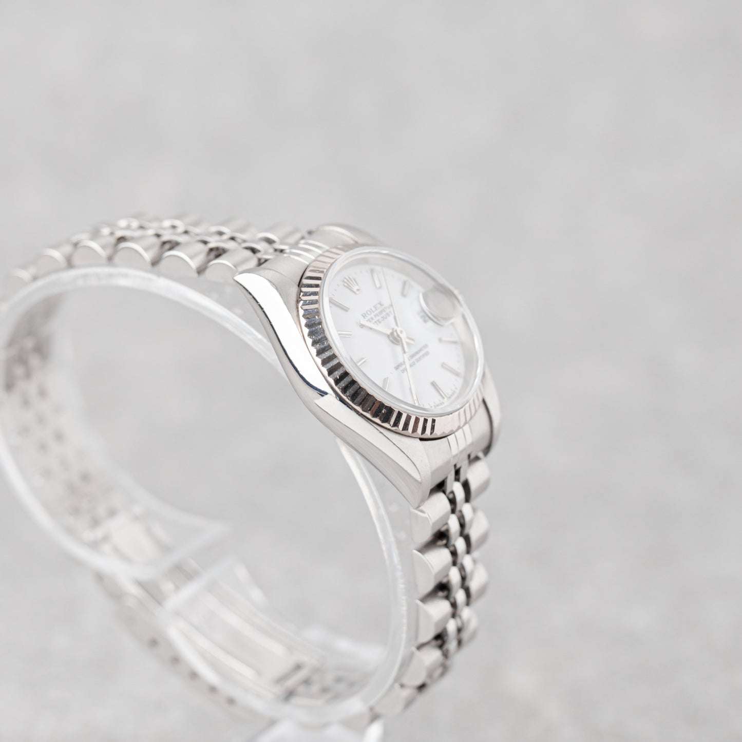 ROLEX LADY-DATEJUST 26 WHITE DIAL REF: 79174