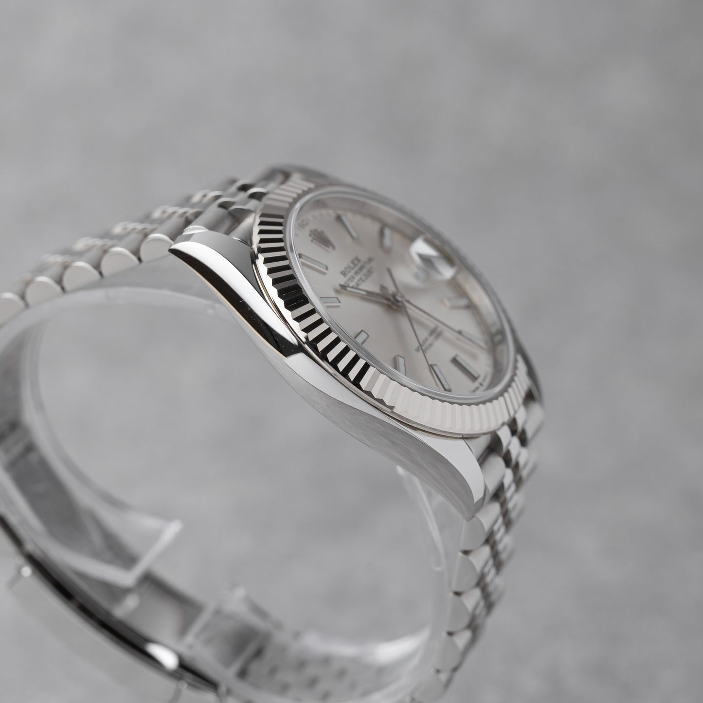 ROLEX DATEJUST 41 SILVER DIAL REF: 126334